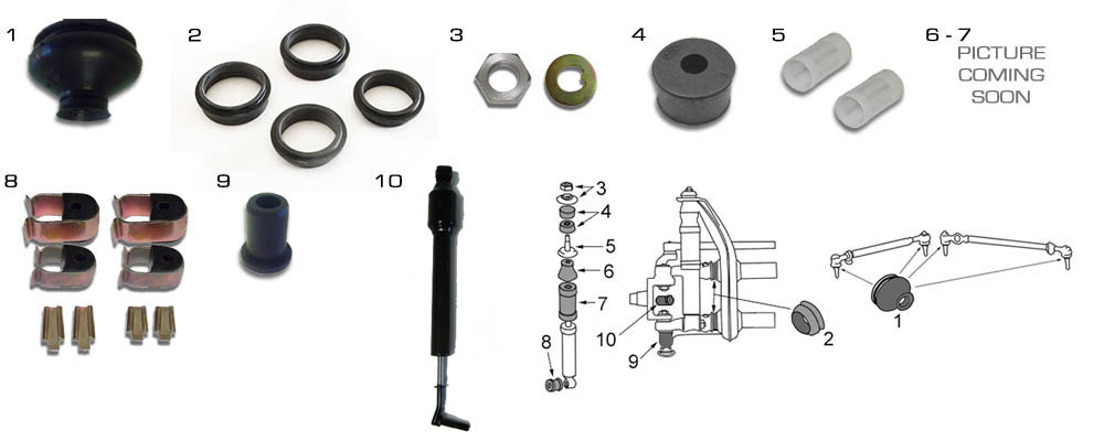 Volkswagen Beetle Steering and Suspension Parts